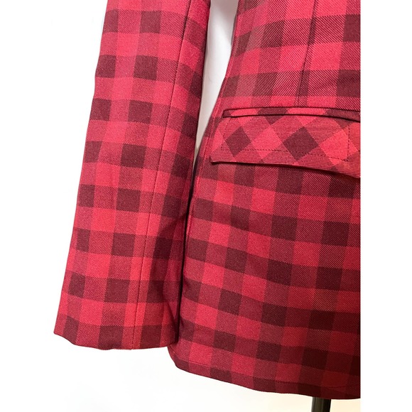 CASA DI COLE BURGUNDY VINTAGE BLAZER - Picture 2 of 4